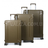 Набор чемоданов Франция (L M S-3шт) полипропилен хаки/Airtex 645, фото 2