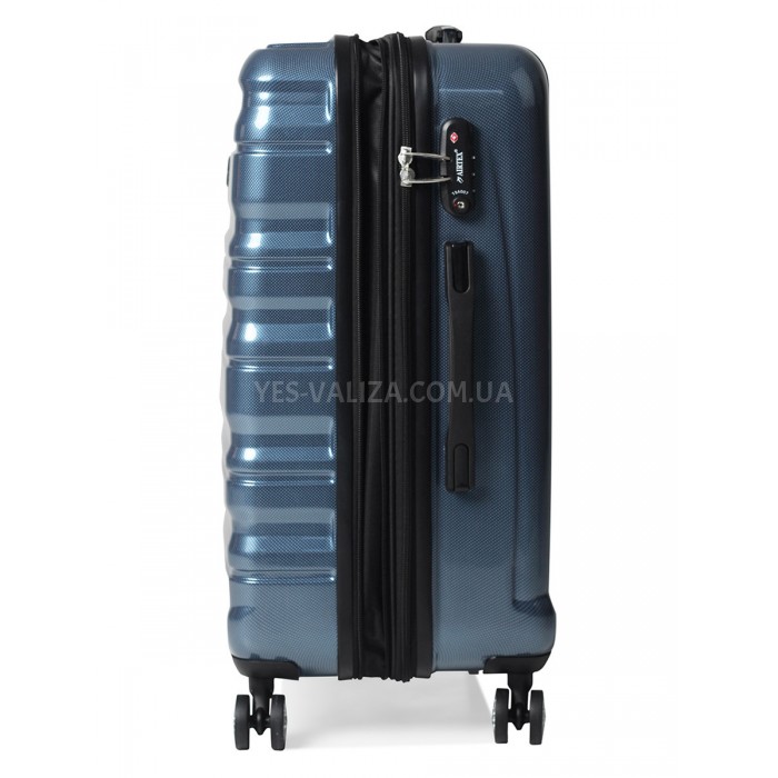 Набір валіз Франція (L M S-3шт) полікарбонат синій/Airtex 7223, фото 6