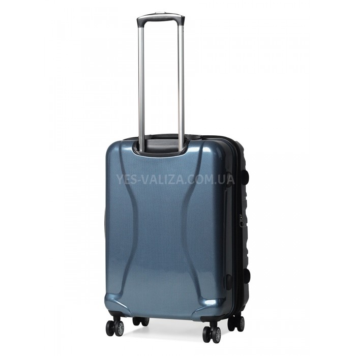 Набор чемоданов Франция (L M S-3шт) поликарбонат синий/Airtex 7223, фото 4