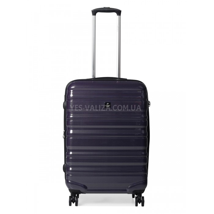 Набір валіз Франція (L M S-3шт) полікарбонат фіолет/Airtex 7223, фото 2