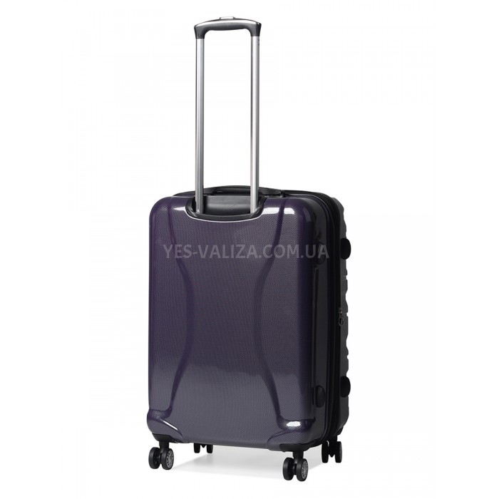 Набір валіз Франція (L M S-3шт) полікарбонат фіолет/Airtex 7223, фото 3