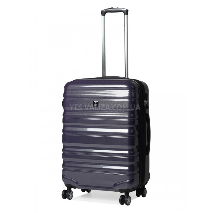 Набір валіз Франція (L M S-3шт) полікарбонат фіолет/Airtex 7223, фото 4