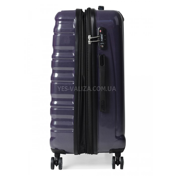 Набор чемоданов Франция (L M S-3шт) поликарбонат фиолет/Airtex 7223, фото 7