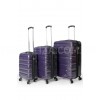 Набір валіз Франція (L M S-3шт) полікарбонат фіолет/Airtex 7223, фото 11