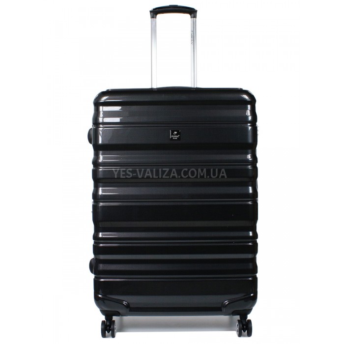 Набор чемоданов Франция (L M S-3шт) поликарбонат чёрный/Airtex 7223, фото 2