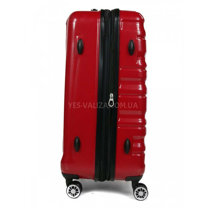 Набор чемоданов Франция (L M S-3шт) поликарбонат красный/Airtex 7223, фото 5