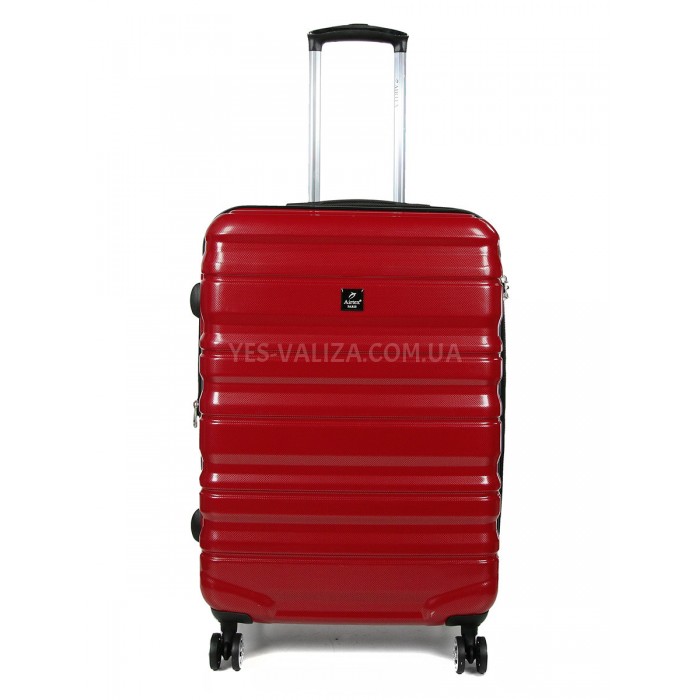 Набір валіз Франція (L M S-3шт) полікарбонат червоний/Airtex 7223, фото 2