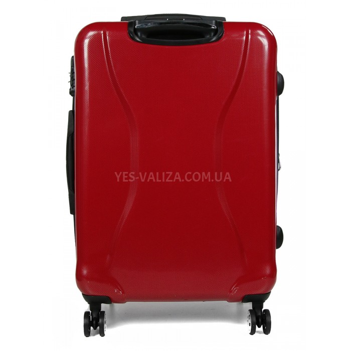 Набір валіз Франція (L M S-3шт) полікарбонат червоний/Airtex 7223, фото 9