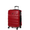 Набір валіз Франція (L M S-3шт) полікарбонат червоний/Airtex 7223, фото 17