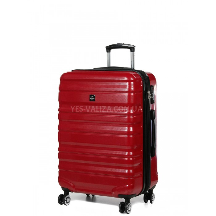 Набор чемоданов Франция (L M S-3шт) поликарбонат красный/Airtex 7223, фото 7