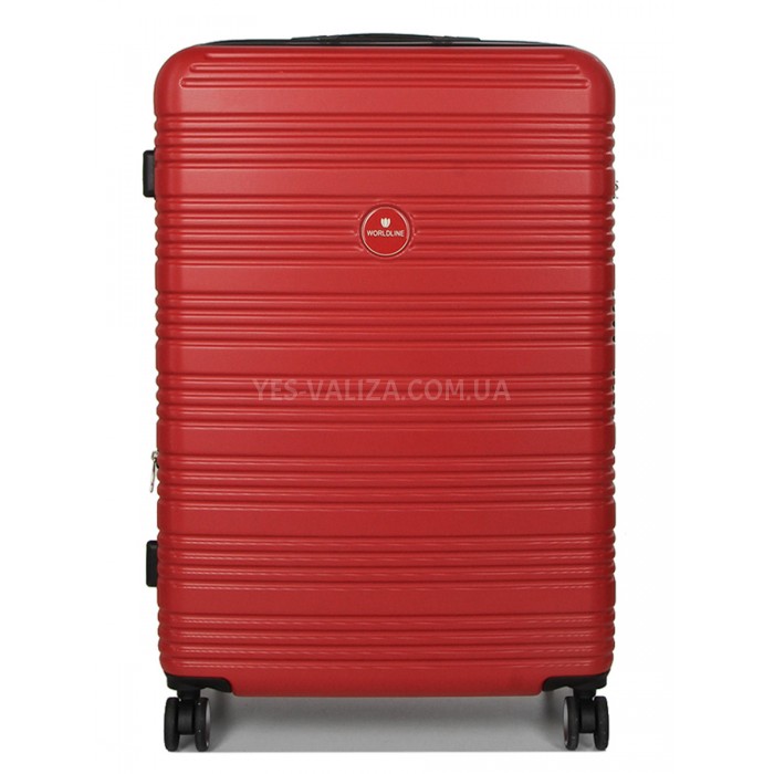 Набір валіз Франція (L M S+XS-4шт) червона/Worldline 805, фото 5