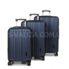 Набір валіз Франція (L M S-3шт) синя/Worldline 623, фото 12