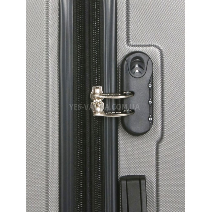 Набір валіз Франція (L M S-3шт) сірий/Worldline 623, фото 9