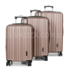 Набор чемоданов Франция (L M S-3шт) золото/Worldline 623, фото 11