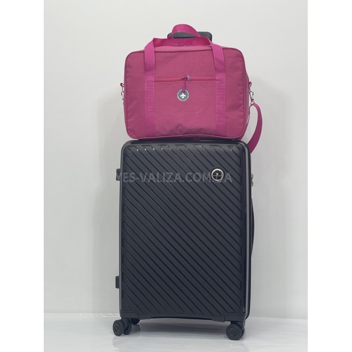 Сумка(ручная кладь) Польша розовая 40х30х20см/24л/0.5кг/Fly 0234, фото 5