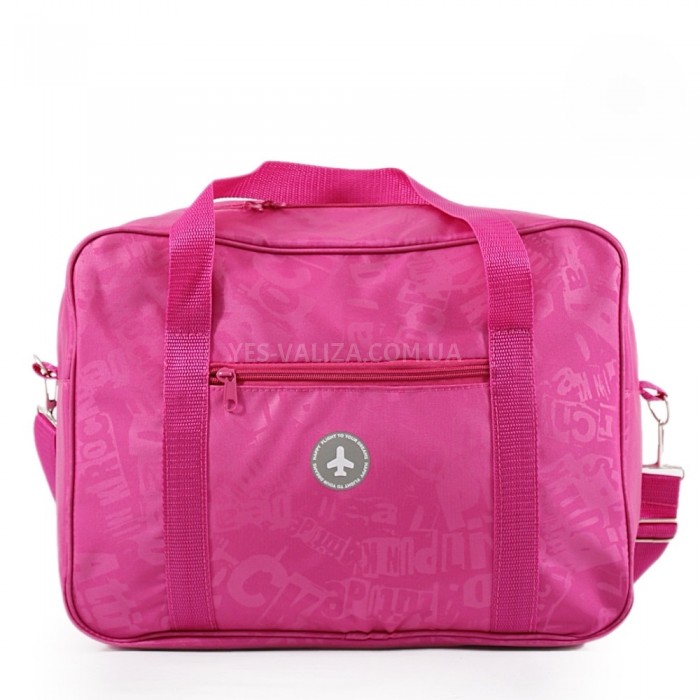 Сумка(ручна поклажа) Польща рожева букви 40х30х20см/24л/0.5кг/Fly 0234, фото 1