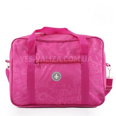Сумка(ручная кладь) Польша розовая буквы 40х30х20см/24л/0.5кг/Fly 0234