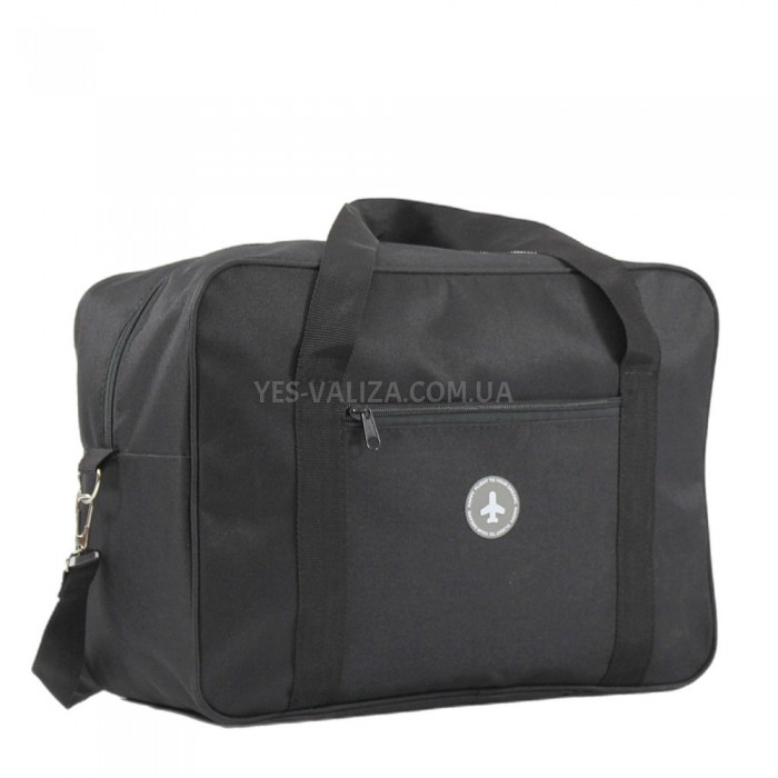Сумка(ручная кладь) Польша чёрная 40х30х20см/24л/0.5кг/Fly 0234, фото 2