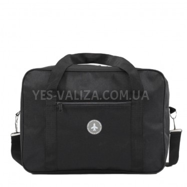 Сумка(ручна поклажа) Польща чорна 40х30х20см/24л/0.5кг/Fly 0234