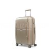 Чемодан средний M полипропилен шампань 68х46х28+5/89л/3.6кг/Airtex 245, фото 9