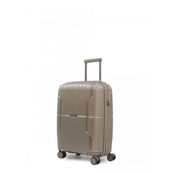 Чемодан малый S полипропилен шампань 55х40х21+5см/47л/2.6кг/Airtex 245, фото 1