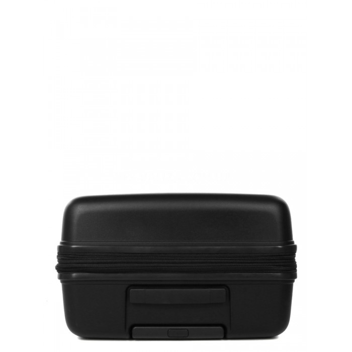 Чемодан средний М полипропилен чёрный 64x44x27+5/71л/3.6кг/Airtex 642, фото 7