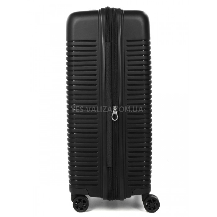 Валіза середня М поліпропілен чорна 64x44x27+5см/71л/3.6кг/Airtex 642, фото 6
