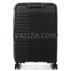 Валіза середня М поліпропілен чорна 64x44x27+5см/71л/3.6кг/Airtex 642, фото 12