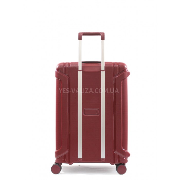 Чемодан средний M полипропилен красный 68х47х27см/76л/4.6кг/Airtex 645, фото 3
