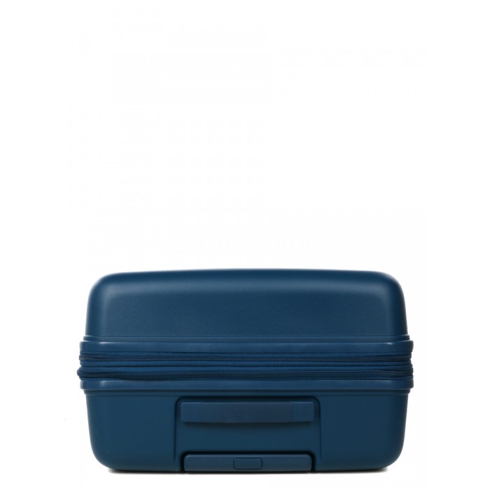 Валіза середня М поліпропілен синя 64x44x27(+5)см/71л/3.6кг/Airtex 642, фото 5