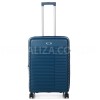 Валіза середня М поліпропілен синя 64x44x27(+5)см/71л/3.6кг/Airtex 642, фото 11