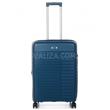 Чемодан средний М полипропилен синий 64x44x27+5см/71л/3.6кг/Airtex 642