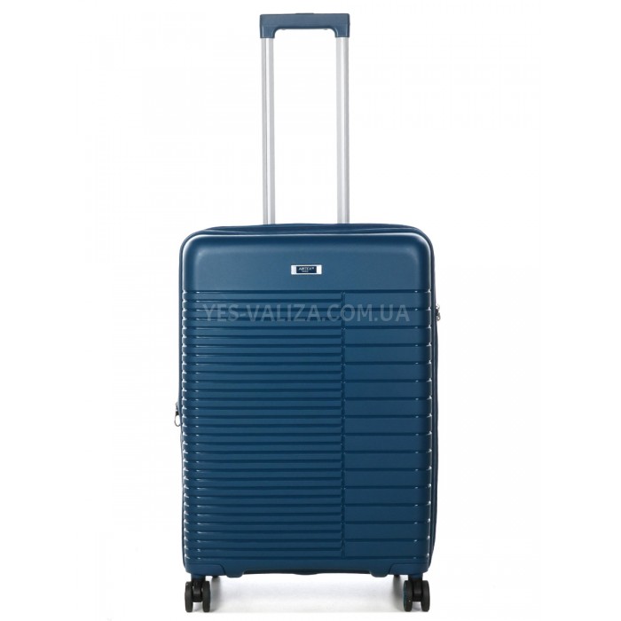 Чемодан средний М полипропилен синий 64x44x27+5см/71л/3.6кг/Airtex 642, фото 1