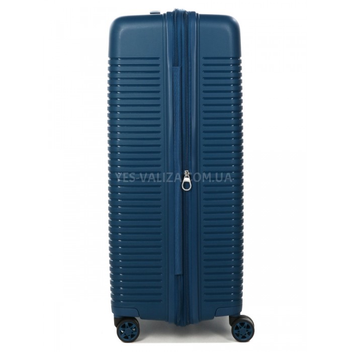 Чемодан большой L полипропилен синий 74x51x30+5/110л/4.6кг/Airtex 642, фото 5