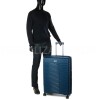 Чемодан большой L полипропилен синий 74x51x30+5/110л/4.6кг/Airtex 642, фото 18