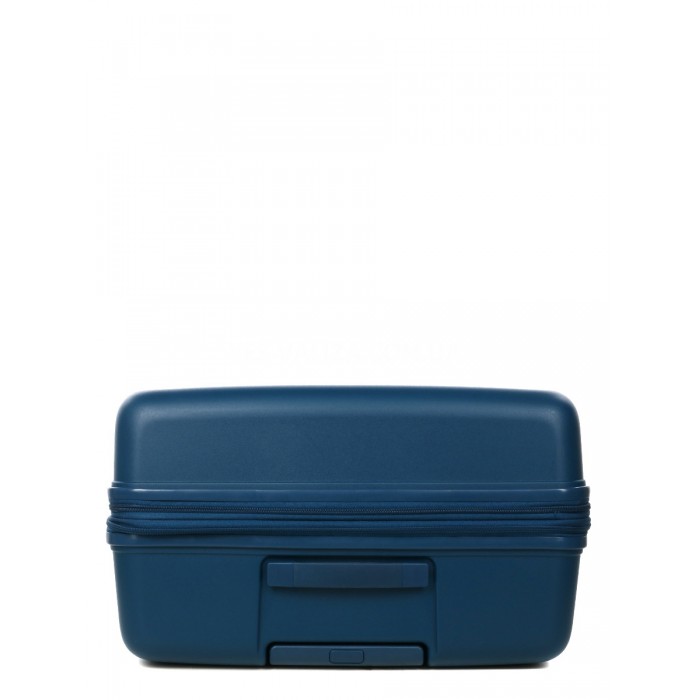 Чемодан большой L полипропилен синий 74x51x30+5/110л/4.6кг/Airtex 642, фото 6