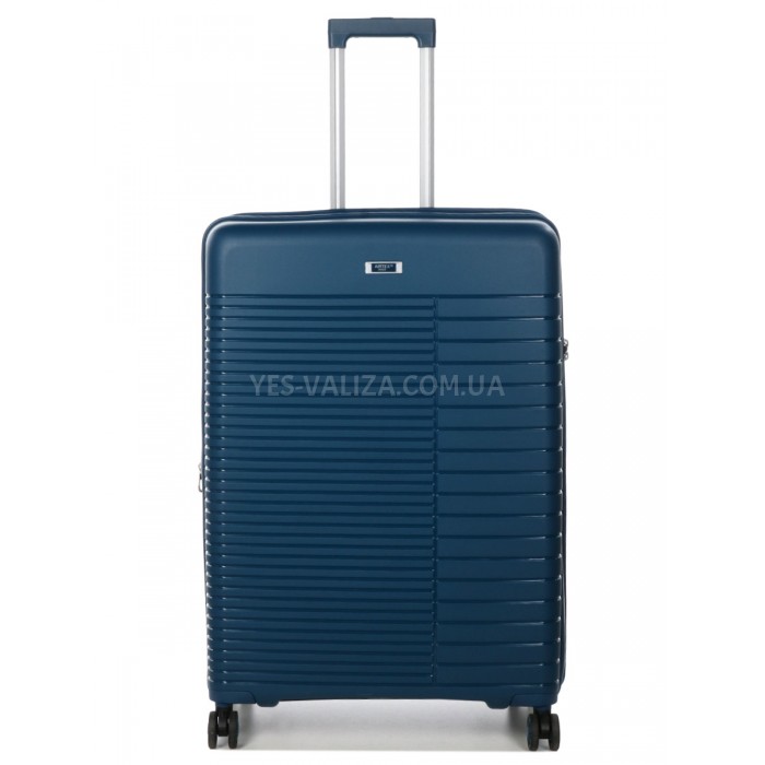 Чемодан большой L полипропилен синий 74x51x30+5/110л/4.6кг/Airtex 642, фото 1