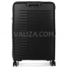 Чемодан большой L полипропилен чёрный 74x51x30+5/110л/4.6кг/Airtex 642, фото 14