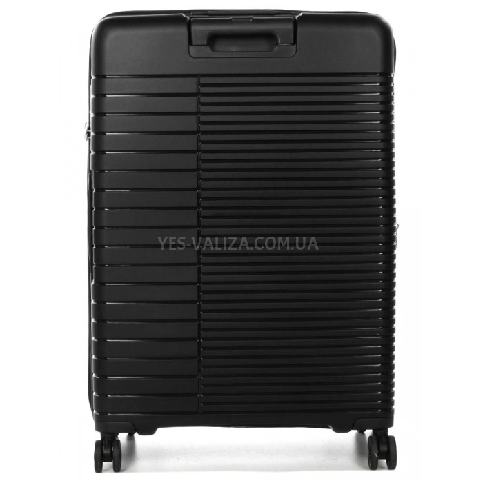 Чемодан большой L полипропилен чёрный 74x51x30+5/110л/4.6кг/Airtex 642, фото 4