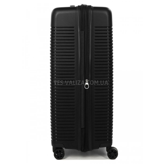 Чемодан большой L полипропилен чёрный 74x51x30+5/110л/4.6кг/Airtex 642, фото 6