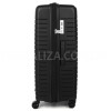 Чемодан большой L полипропилен чёрный 74x51x30+5/110л/4.6кг/Airtex 642, фото 15