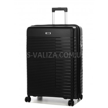 Валіза велика L поліпропілен чорна 74x51x30+5см/110л/4.6кг/Airtex 642