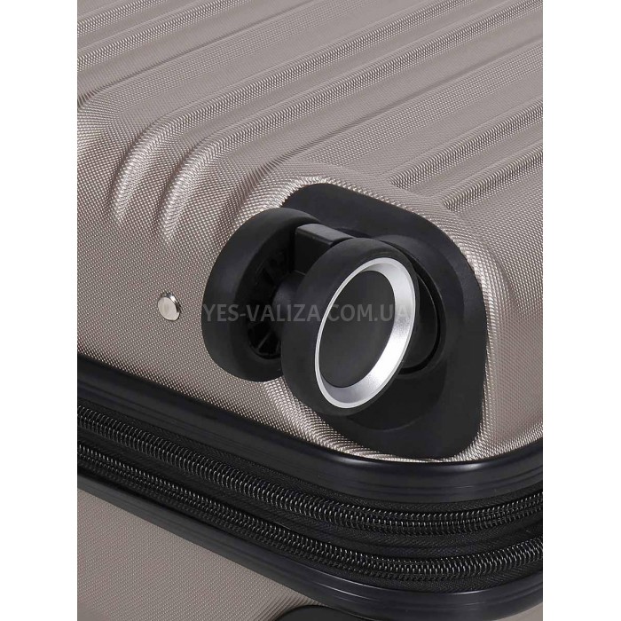 Валіза Франція велика L шампань 76х49х31+5/110л/4.3кг/Worldline623, фото 8