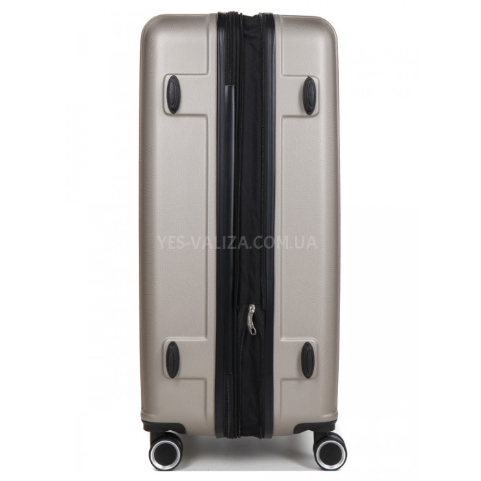 Валіза Франція велика L шампань 76х49х31+5/110л/4.3кг/Worldline623, фото 4