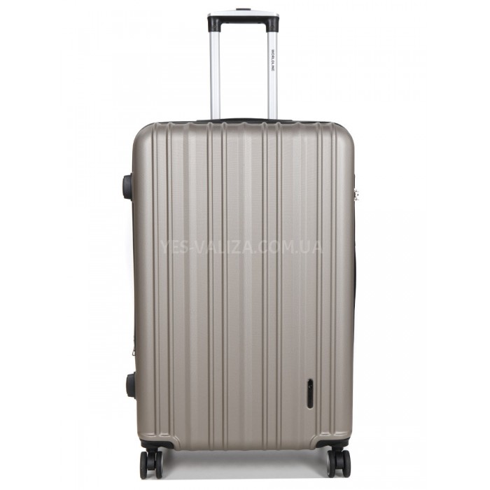 Чемодан Франция большой L шампань 76х49х31+5/110л/4.3кг/Worldline 623, фото 1