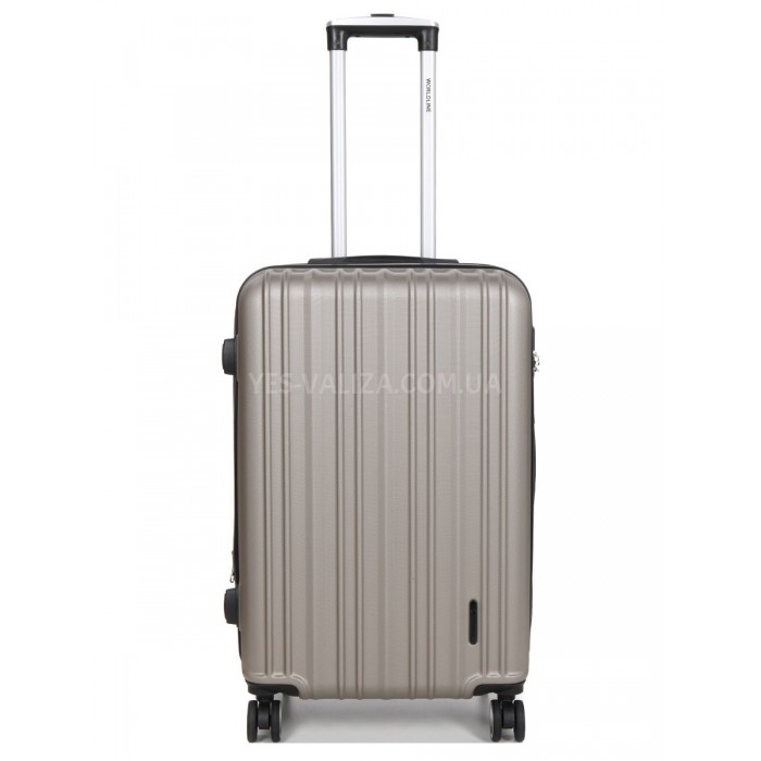 Валіза Франція середня M шампань 66х42х26(+5)см/74л/3.5кг/Worldline623, фото 1