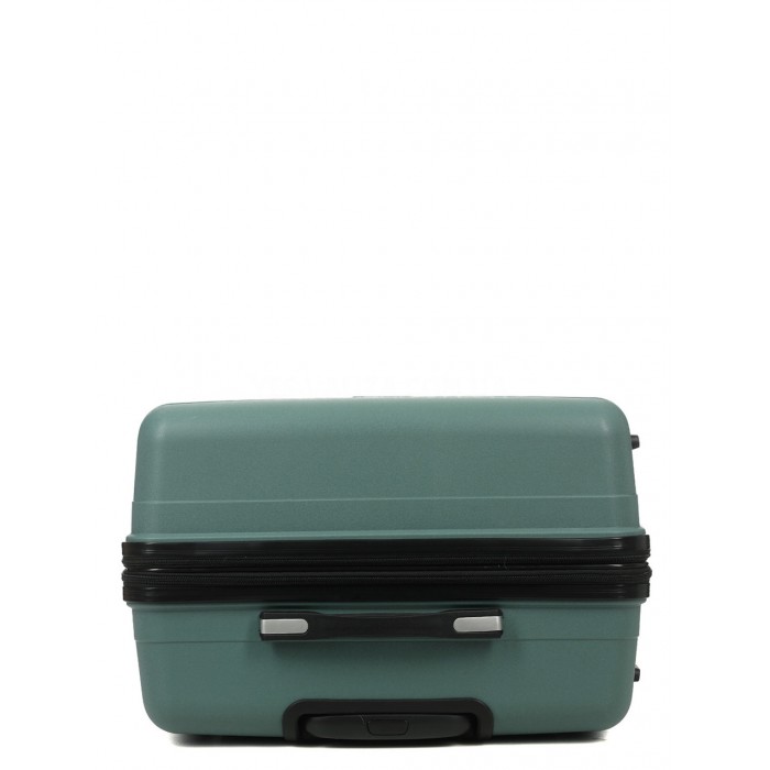 Валіза велика L поліпропілен зелена 75х48х31+5/108л/4.5кг/Worldline292, фото 6