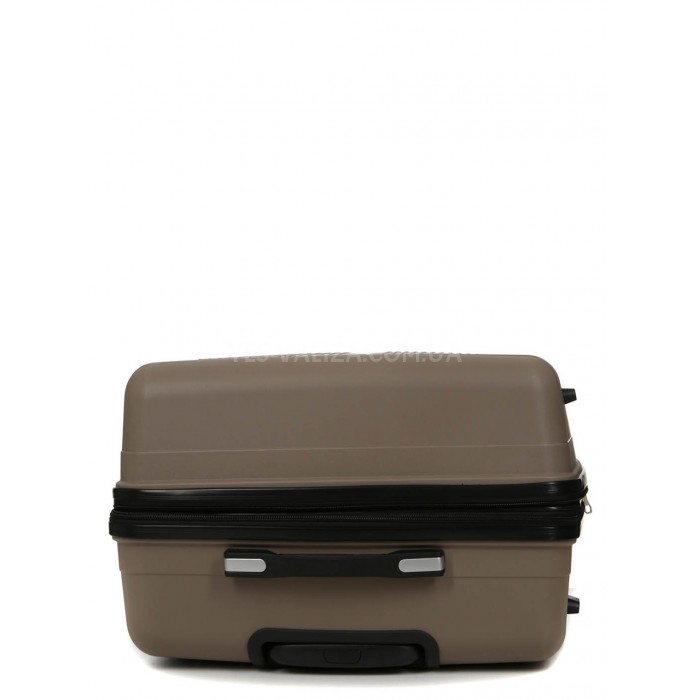 Чемодан большой L полипропилен беж 75х48х31+5/108л/4.5кг/Worldline 292, фото 6