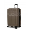 Валіза велика L поліпропілен беж 75х48х31+5см/108л/4.5кг/Worldline 292, фото 12