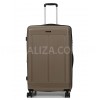Валіза велика L поліпропілен беж 75х48х31+5см/108л/4.5кг/Worldline 292, фото 11